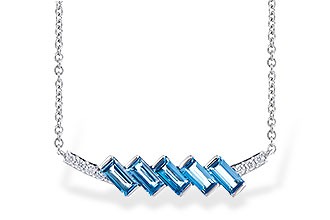 A282-26155: NECK .75 LONDON BLUE TOPAZ .80 TGW