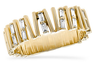 B199-50646: LDS DIA WED RG .24 TW BAGUETTES