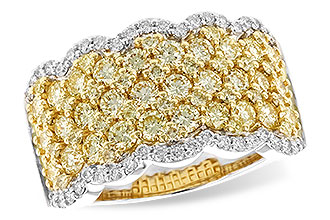 B283-11555: LDS DIA WED RG 1.90 YELLOW DIAS 2.20 TW