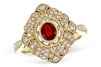 C282-21573: LDS RG .42 RUBY .80 TGW (5x4MM RUBY)