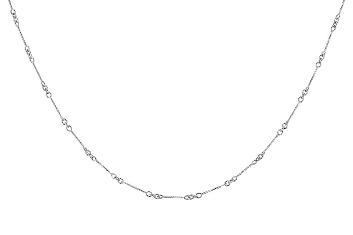 C284-00646: TWIST CHAIN (7IN, 0.8MM, 14KT, LOBSTER CLASP)