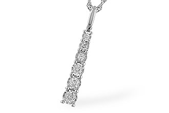 D283-17918: NECKLACE .25 TW