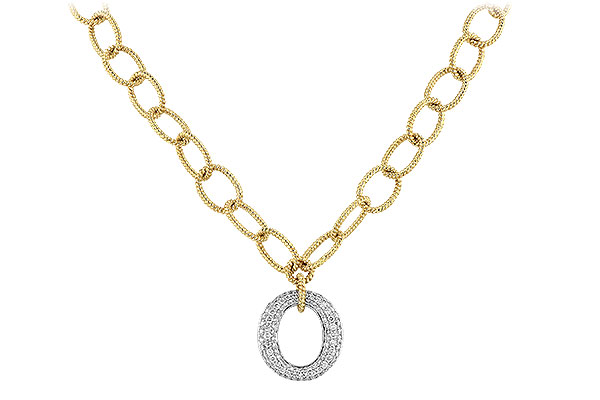 E199-47027: NECKLACE 1.02 TW (17 INCHES)