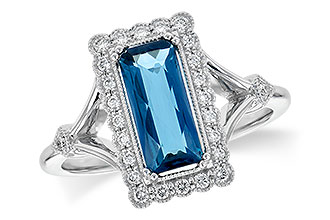 E199-51618: LDS RG 1.58 LONDON BLUE TOPAZ 1.75 TGW