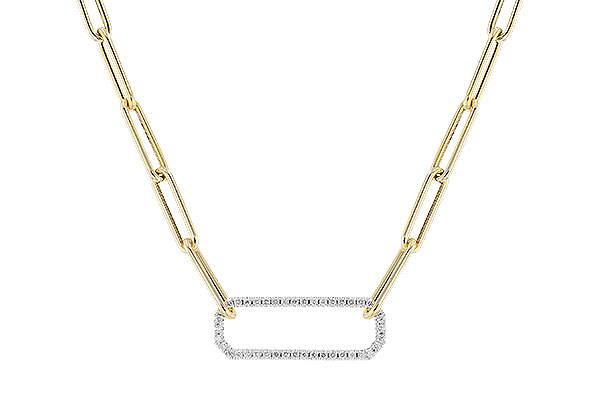 G283-09809: NECKLACE .50 TW (17 INCHES)