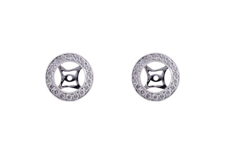 H193-15200: EARRING JACKET .32 TW (FOR 1.50-2.00 CT TW STUDS)