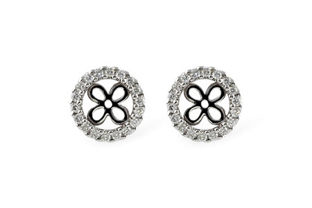 L196-77018: EARRING JACKETS .30 TW (FOR 1.50-2.00 CT TW STUDS)