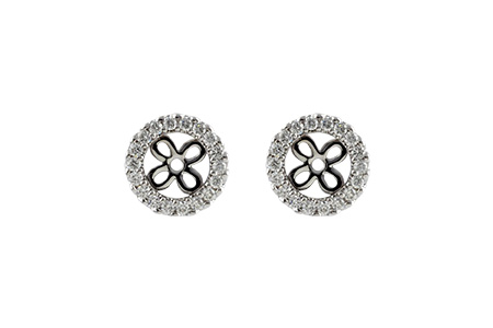 M196-77009: EARRING JACKETS .24 TW (FOR 0.75-1.00 CT TW STUDS)