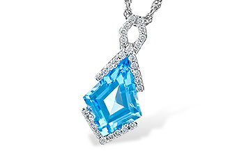 M282-20636: NECK 2.40 BLUE TOPAZ 2.53 TGW